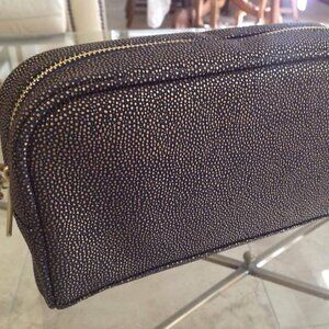 bareMinerals Black & Gold Cosmetics Bag / BRAND NEW
